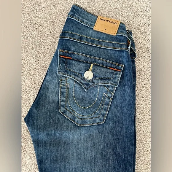 True Religion Cora Mid-Rise Straight Leg Jeans – Size 23 – NWOT - Picture 11 of 15